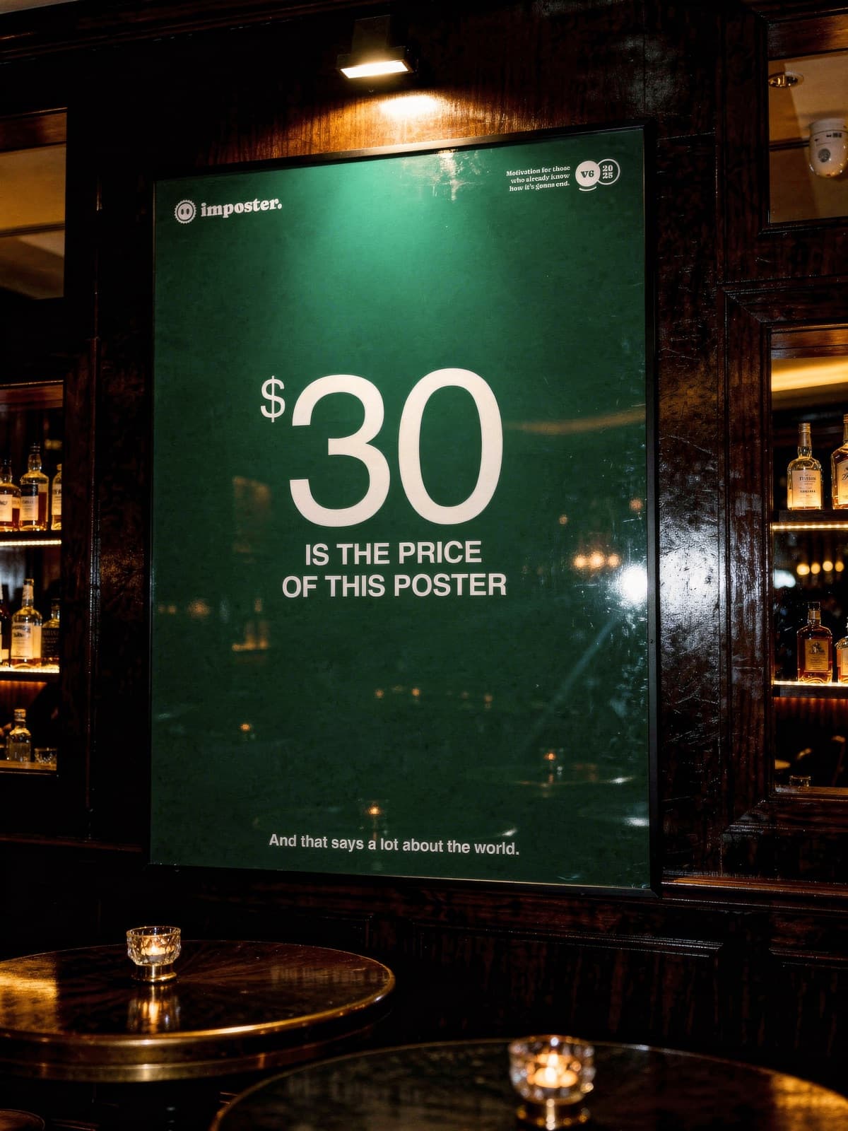 $30 Is The Price Of This Poster