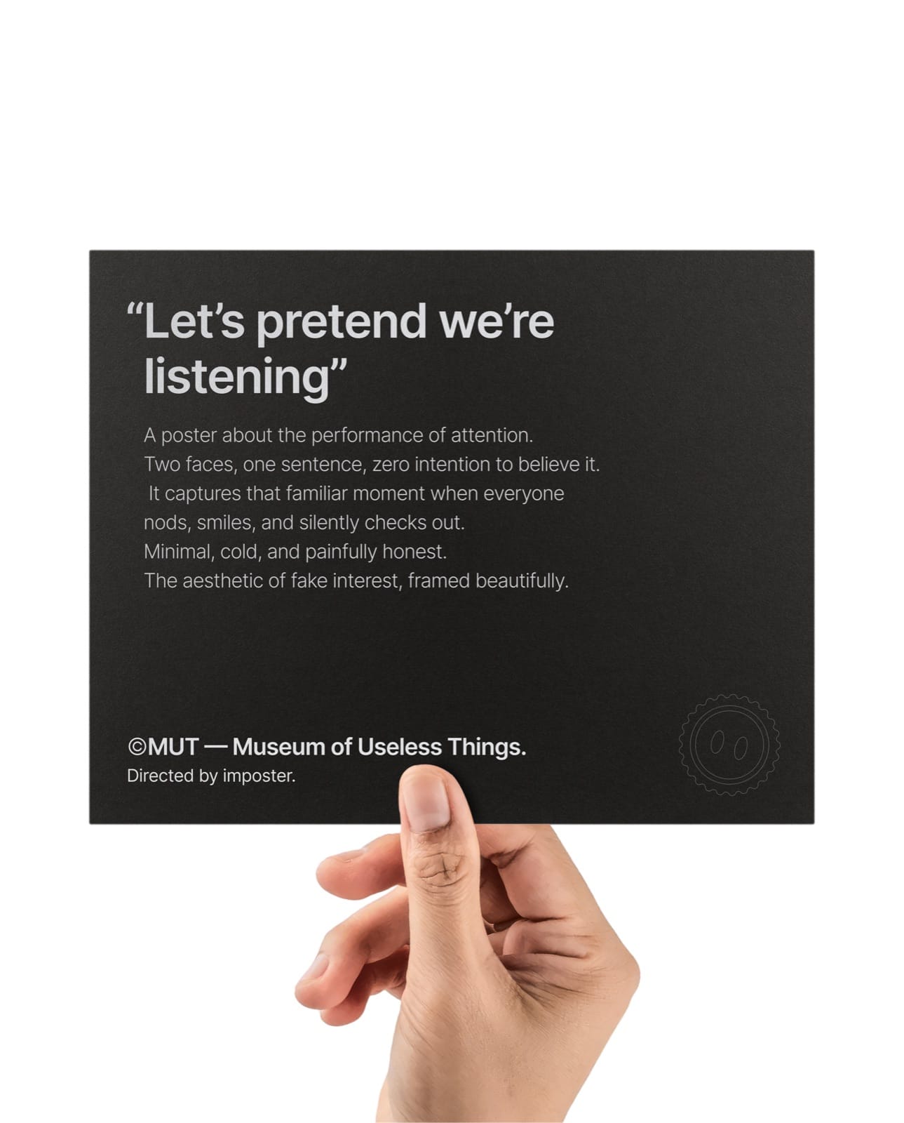 Let's Pretend We're Listening — view 2 of 4
