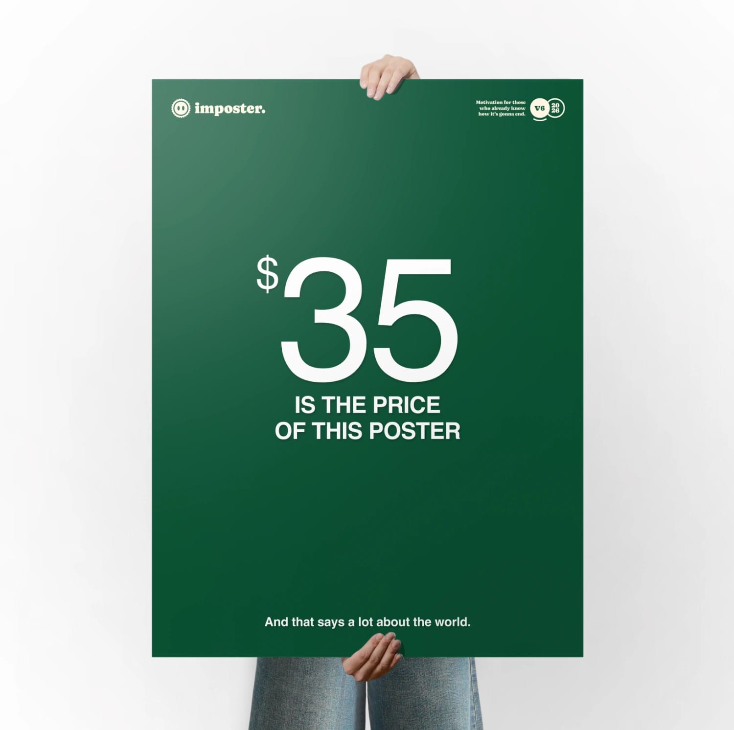 $35 Is The Price Of This Poster — view 1 of 1