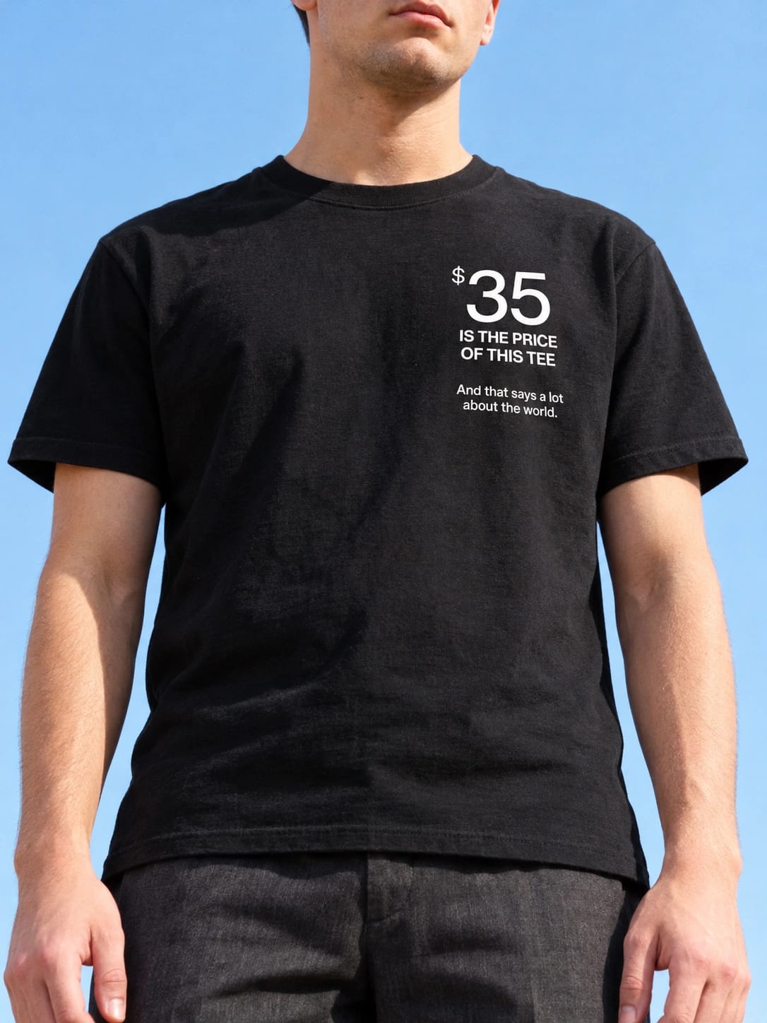 $35 Is The Price Of This Tee