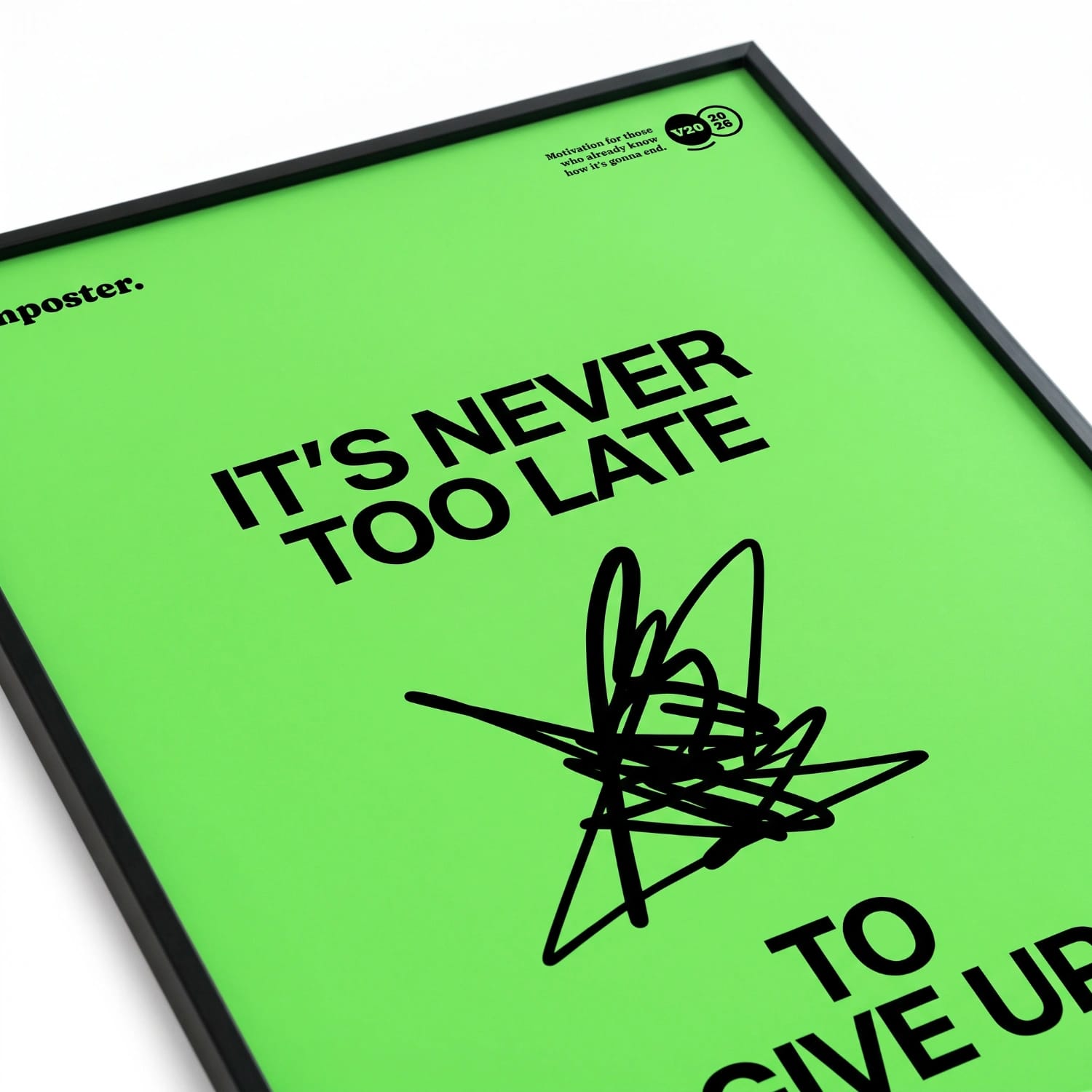 It's never too late to give up — view 5 of 7
