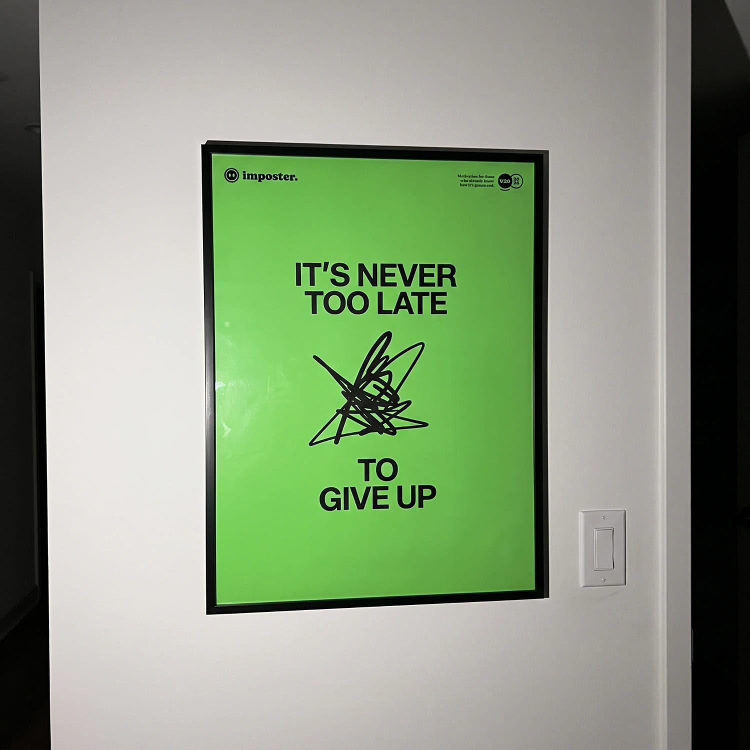 It's never too late to give up — view 7 of 7