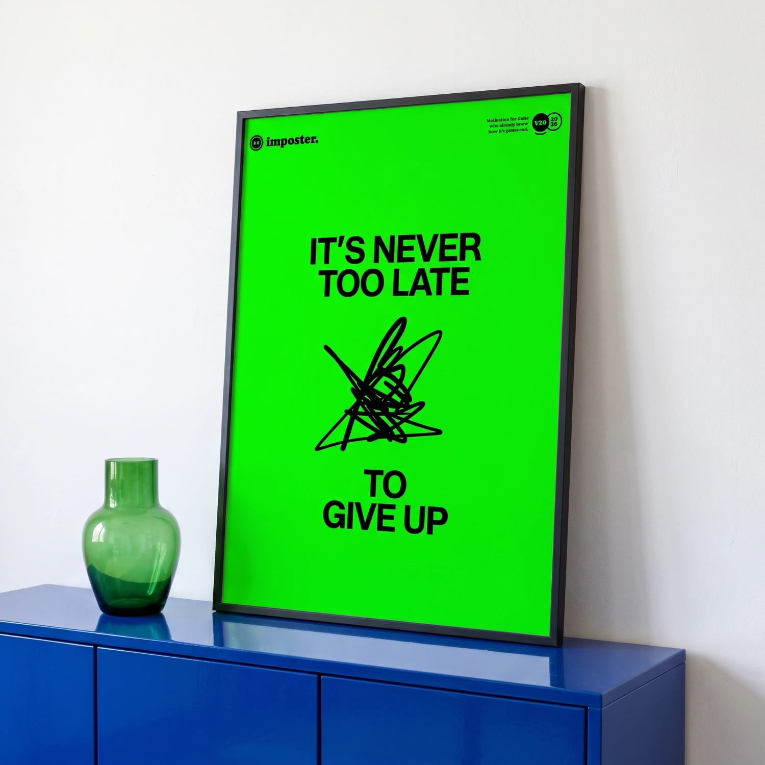 It's never too late to give up — view 2 of 7