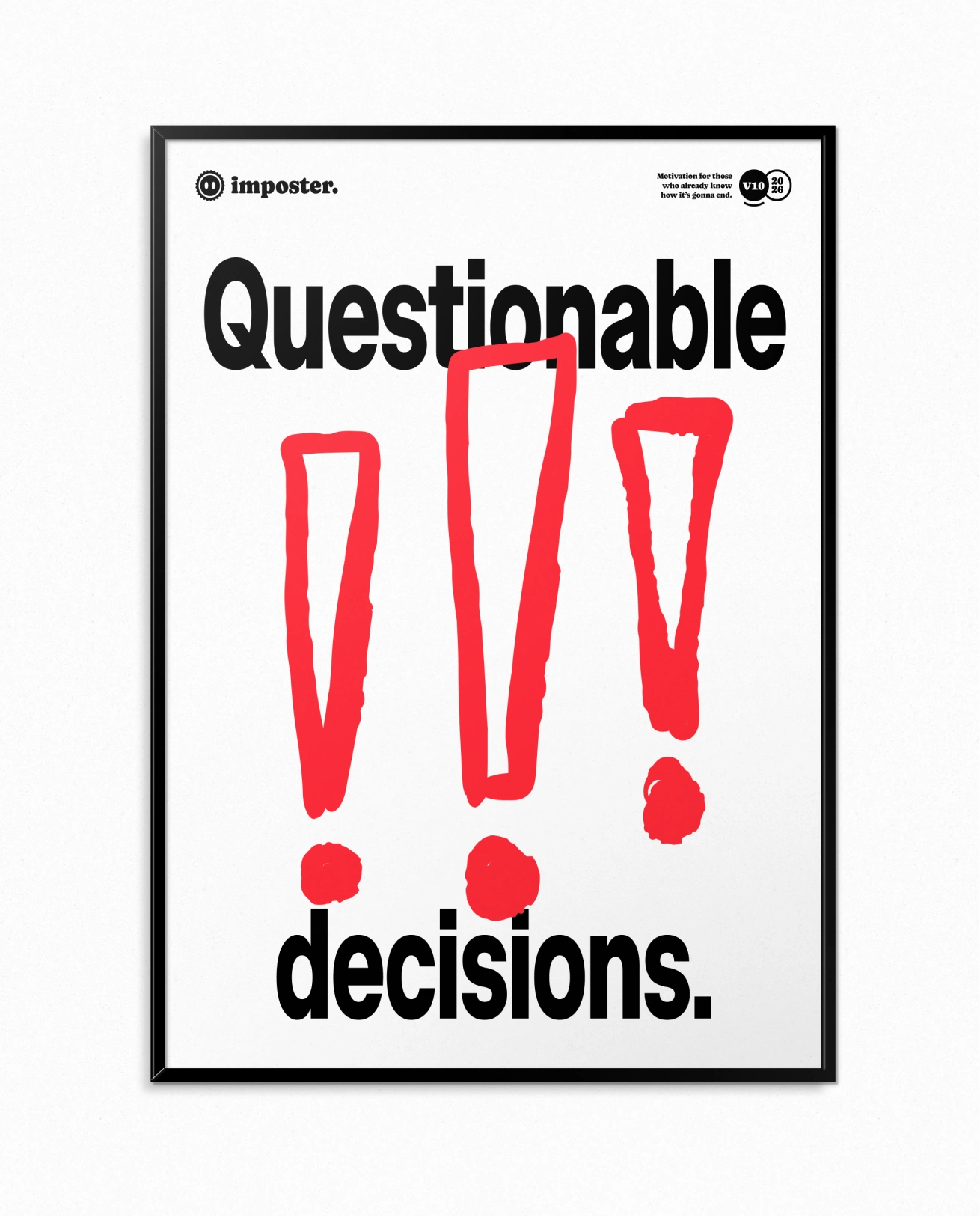 Questionable decisions — view 1 of 1